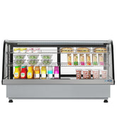 48 in. Drop-In Countertop Display Refrigerator in Black (DICDC-202-BK)